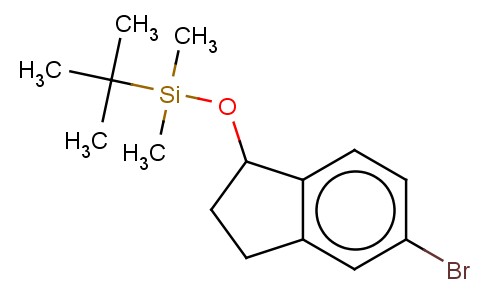 [(5-BROMO-2,3-DIHYDRO-1H-INDEN-1-YL)OXY](1,1-DIMETHYLETHYL)DIMETHYLSILANE